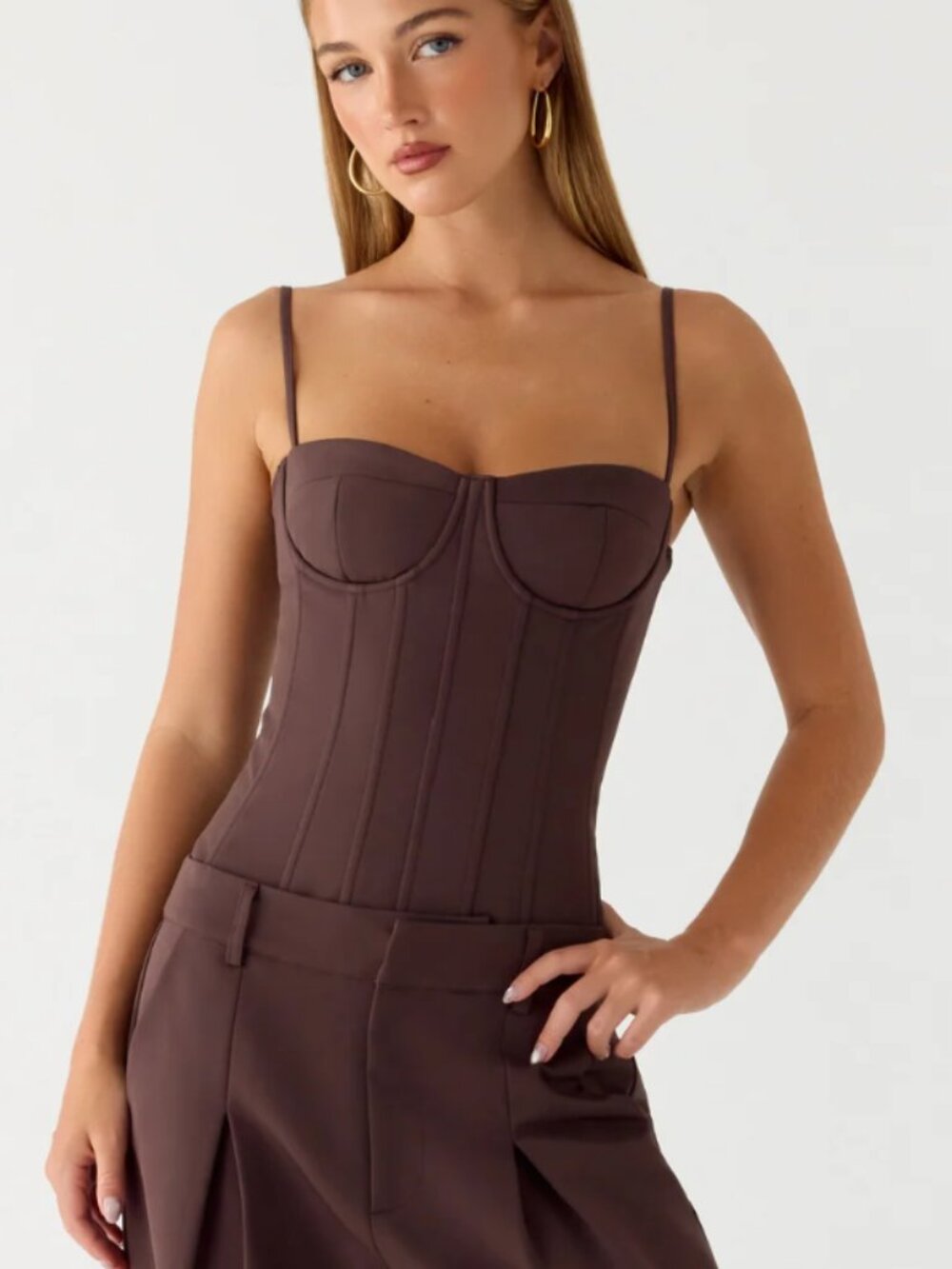 NWOT Pappermayo Matching Set in Dark Chocolate